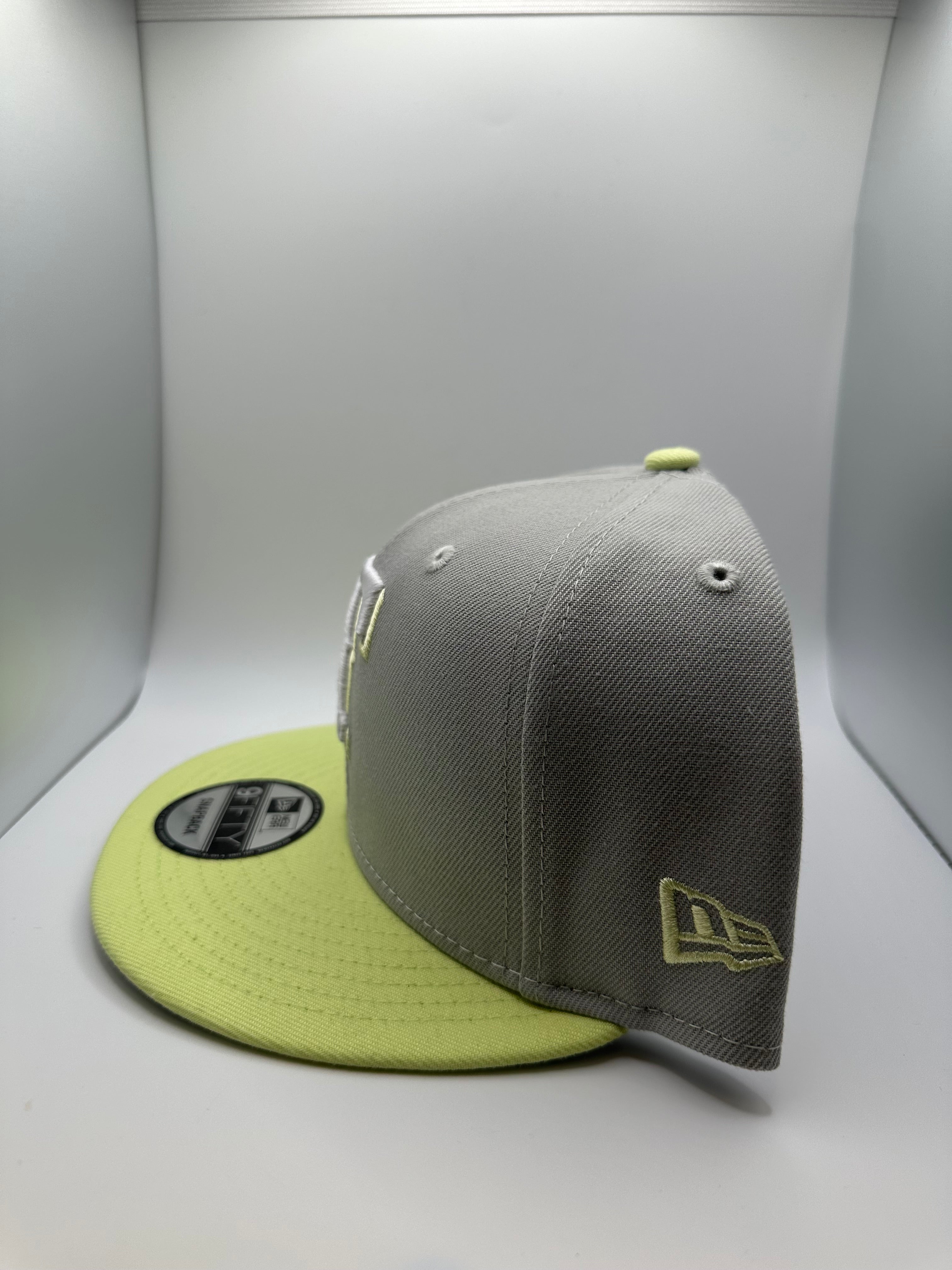 Texas Rangers Gray/Neon New Era 9Fifty Snapback Hat