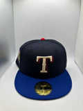 Texas Rangers New Era 59Fifty Fitted Hat - 7 5/8