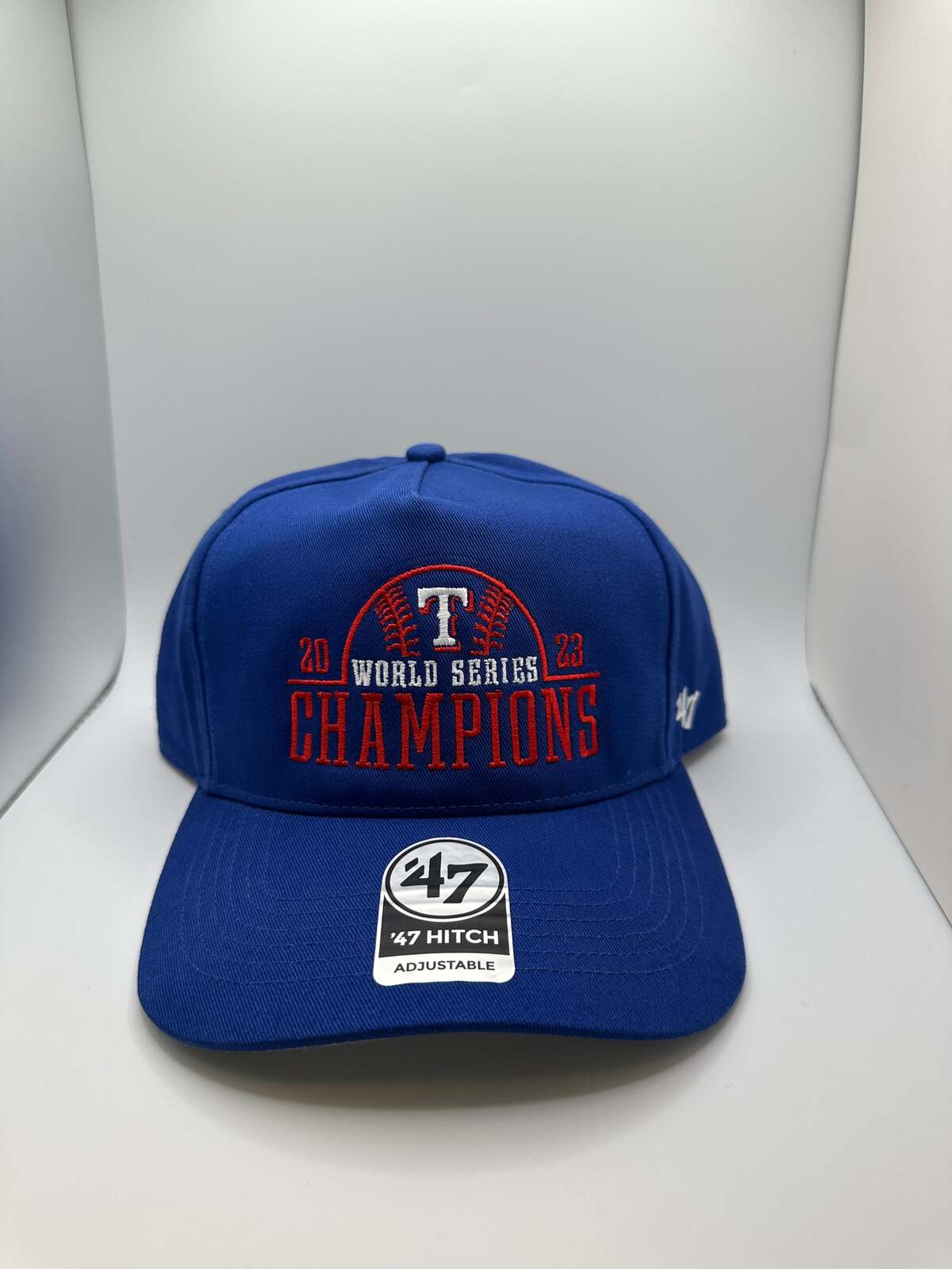 Texas Rangers "2023 WS Champions" '47 Hitch Snapback Hat
