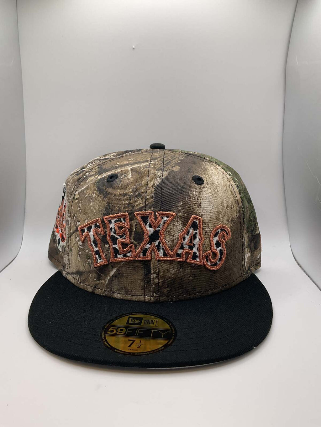 Texas Rangers "Camo Cow" New Era 59Fifty Fitted Hat - Size 7 5/8
