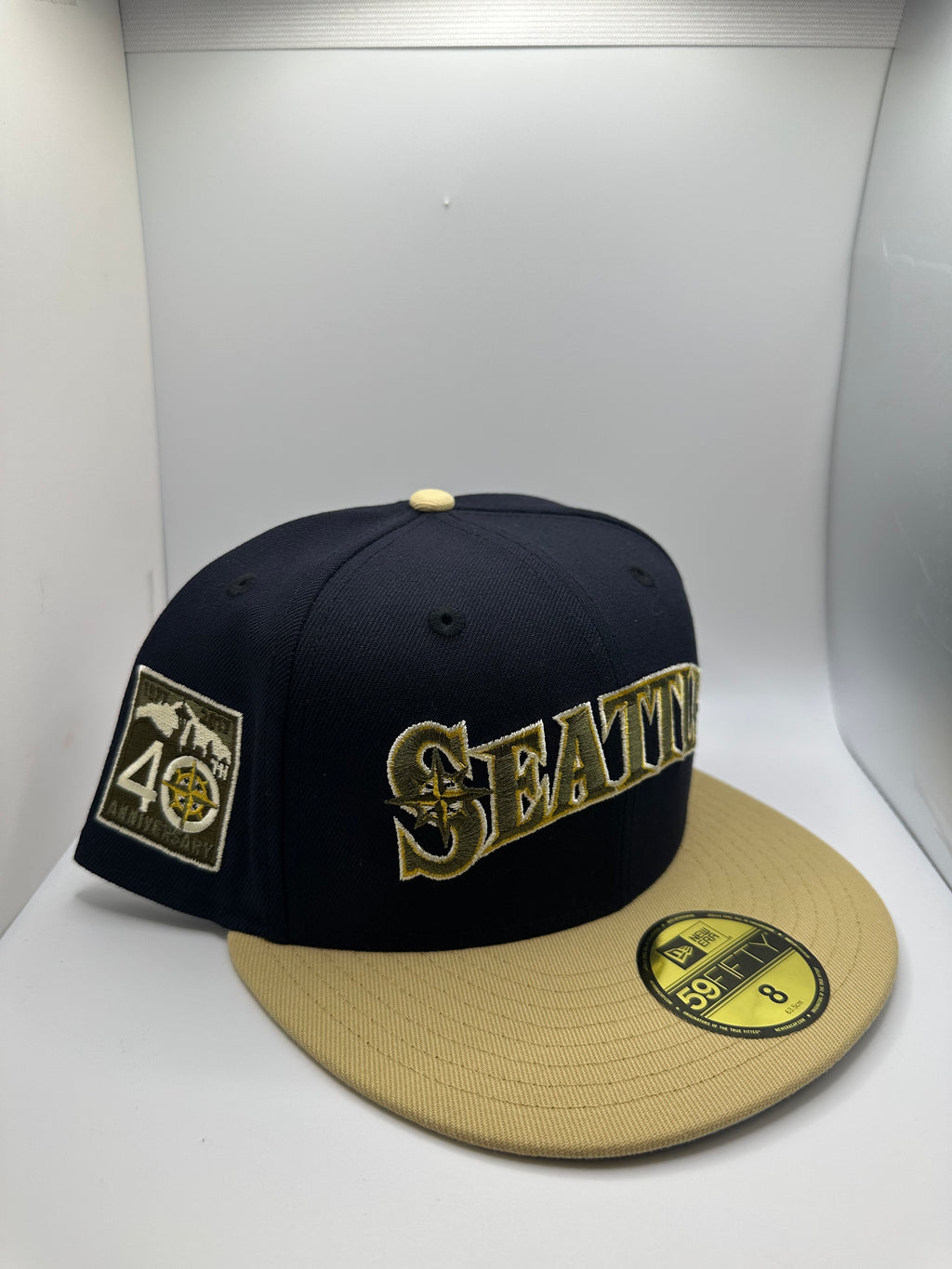 Seattle Mariners New Era 59Fifty Fitted Hat - Size 8