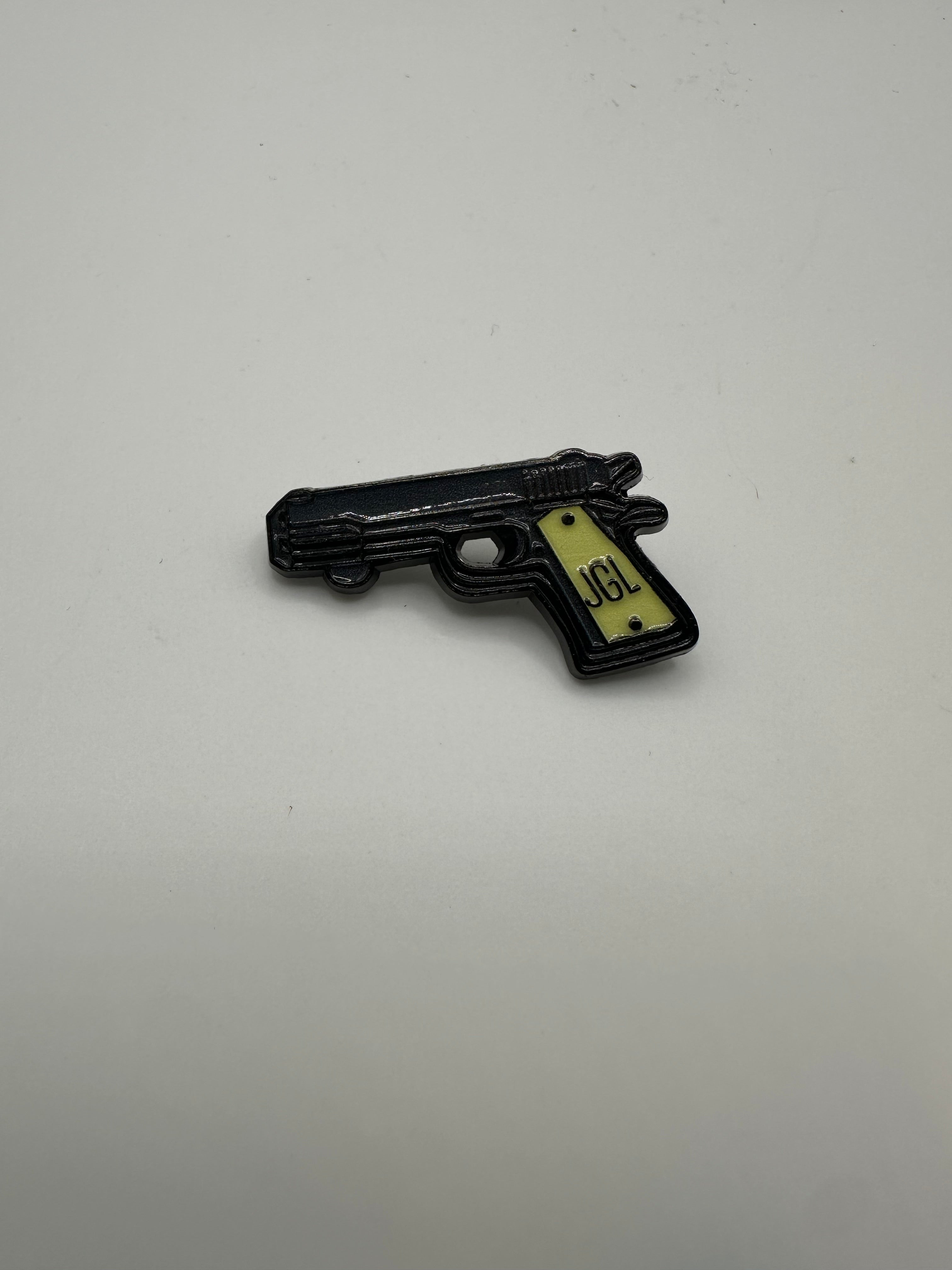 JGL Gun Hat Pin