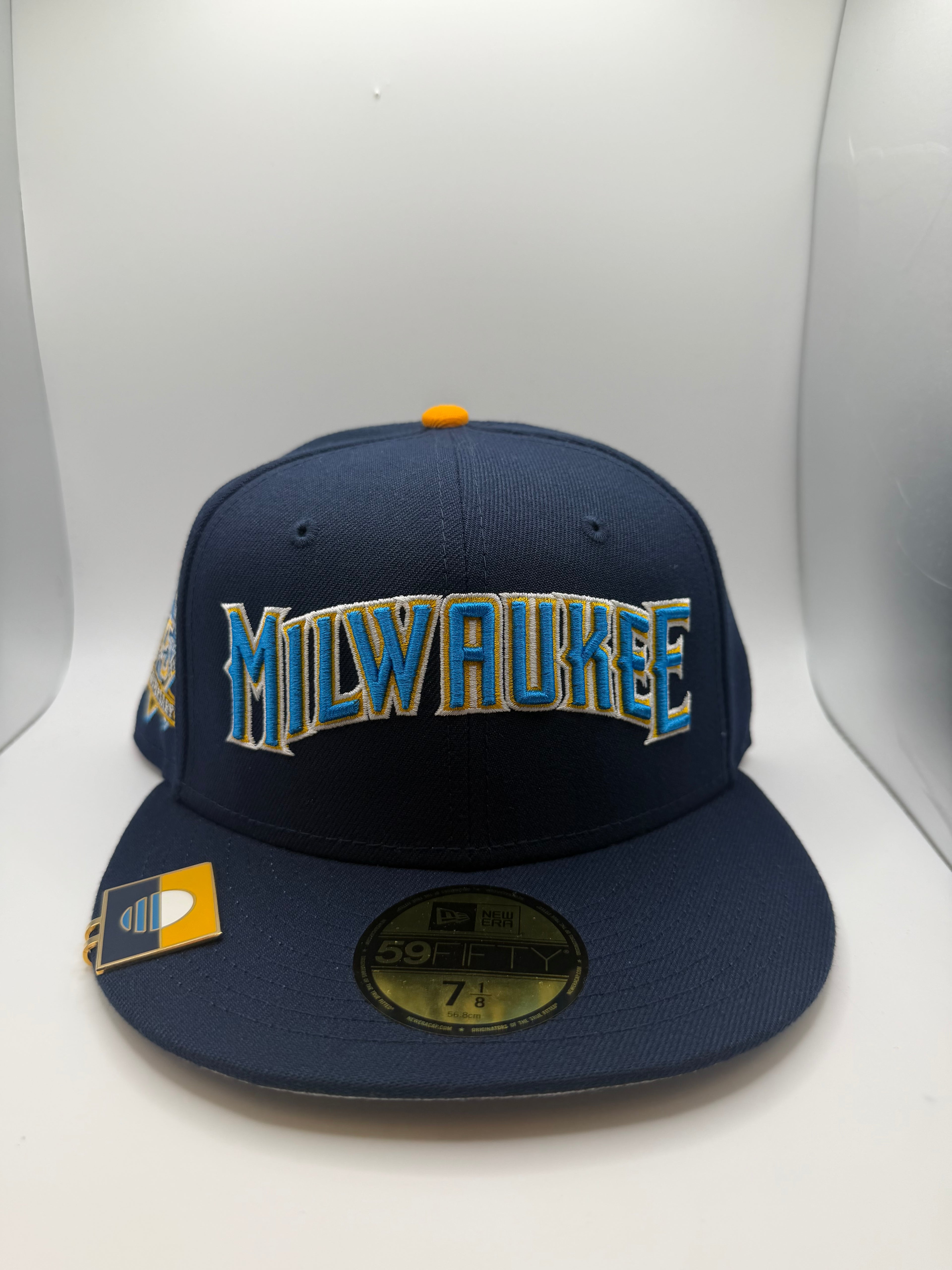 Milwaukee Brewers New Era 59Fifty Fitted Hat - Size 7 1/8