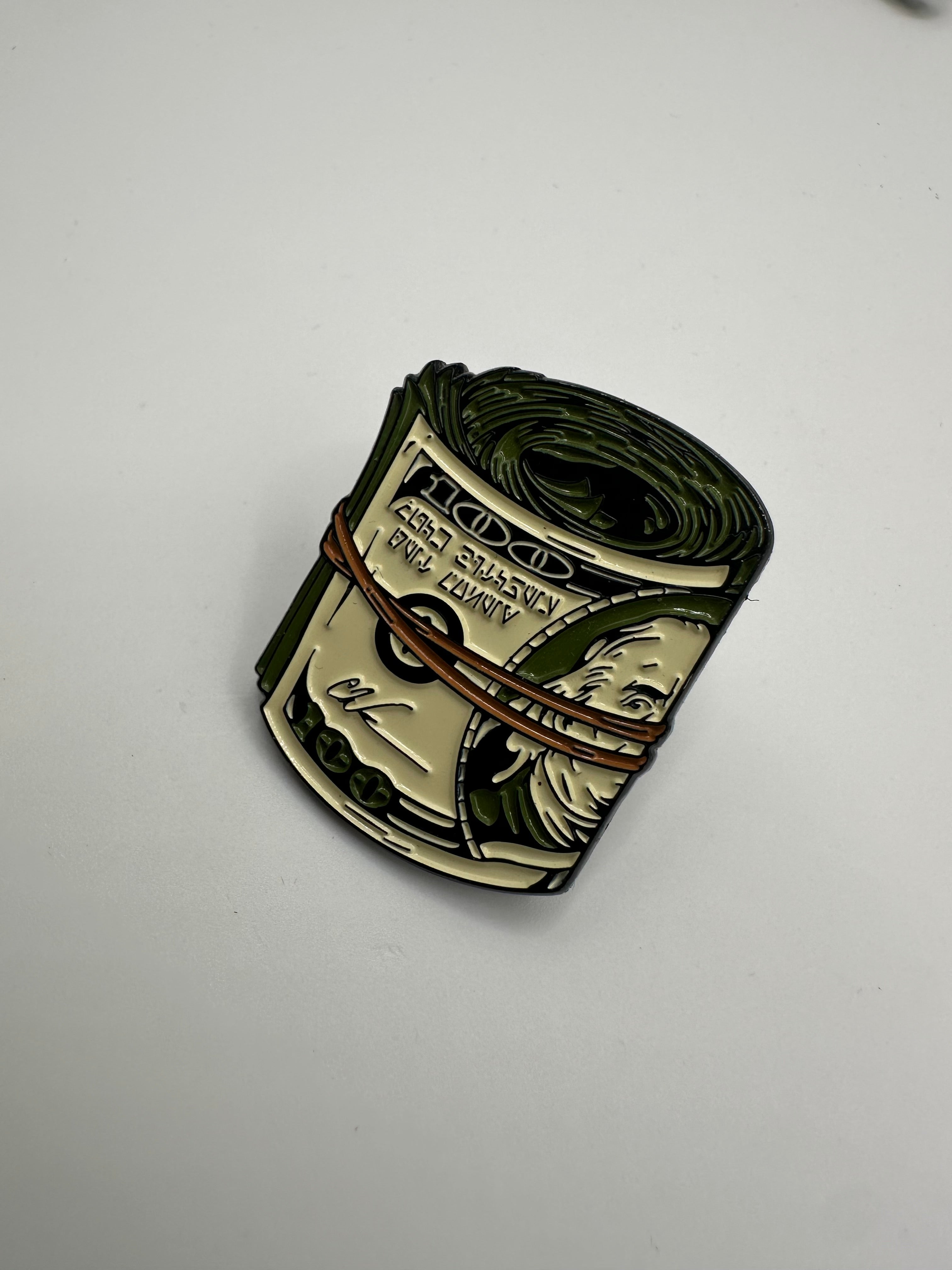 Roll of Cash Hat Pin
