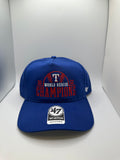 Texas Rangers "2023 WS Champions" '47 Hitch Snapback Hat