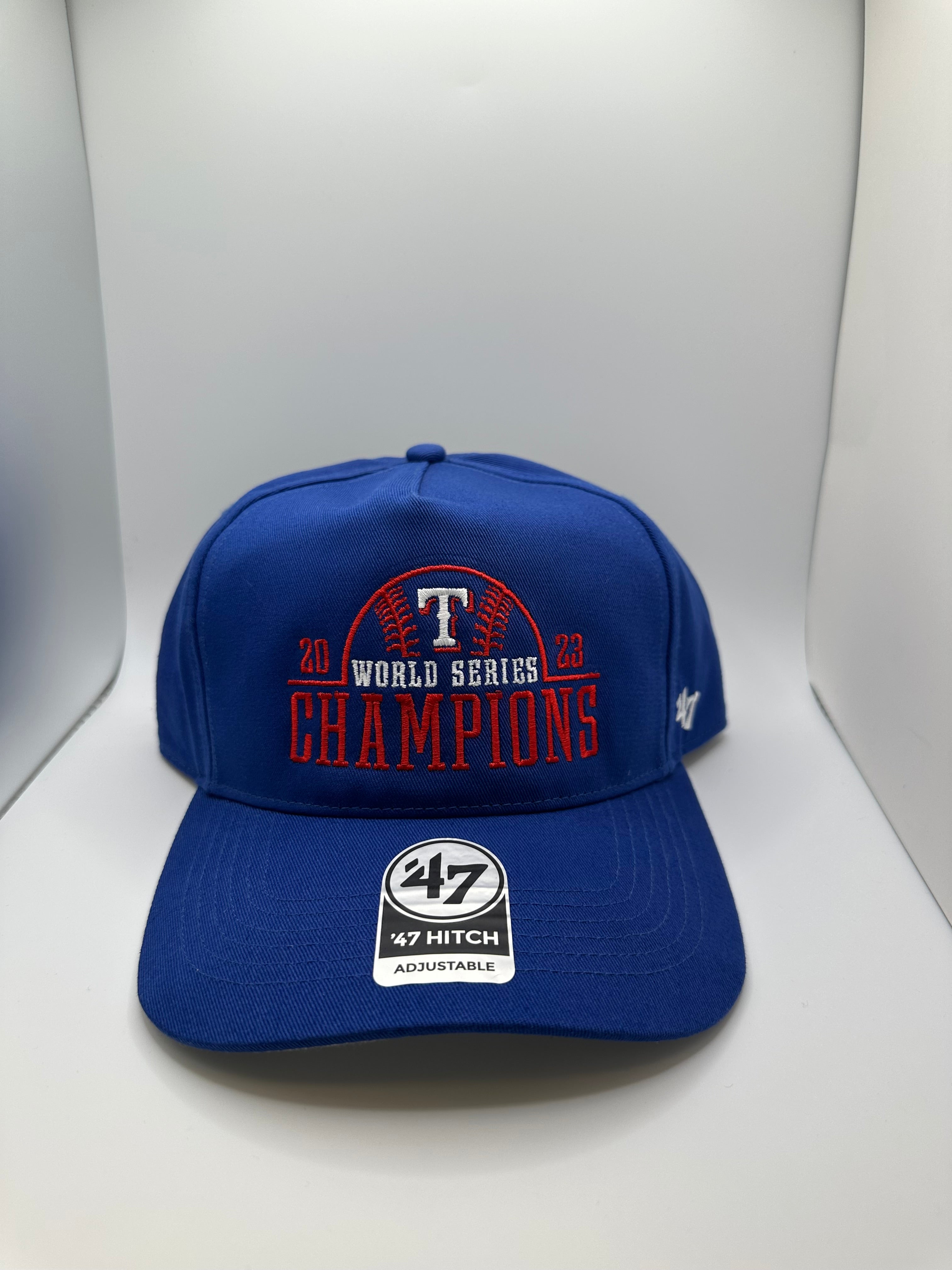 Texas Rangers "2023 WS Champions" '47 Hitch Snapback Hat