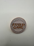 Fitted Gang White/Tan Hat Pin