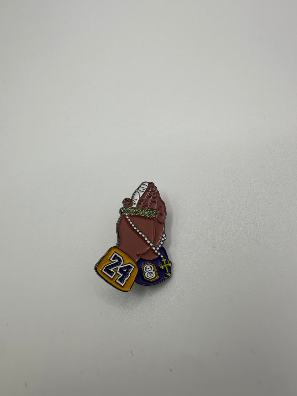 Kobe Praying Hands Hat Pin