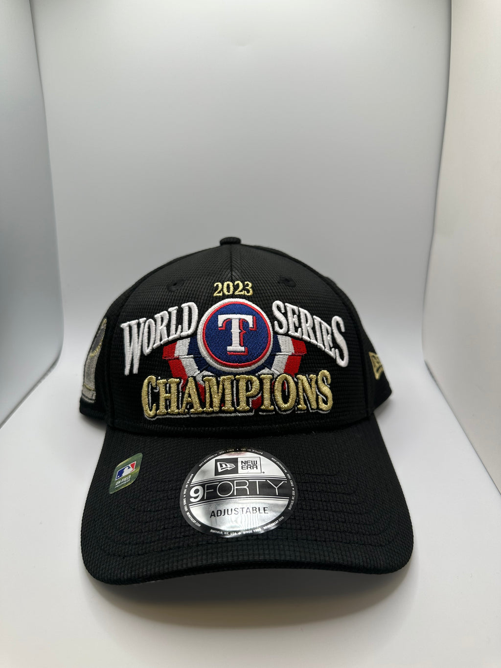 Texas Rangers "2023 WS Champions" New Era 9Forty Snapback Hat