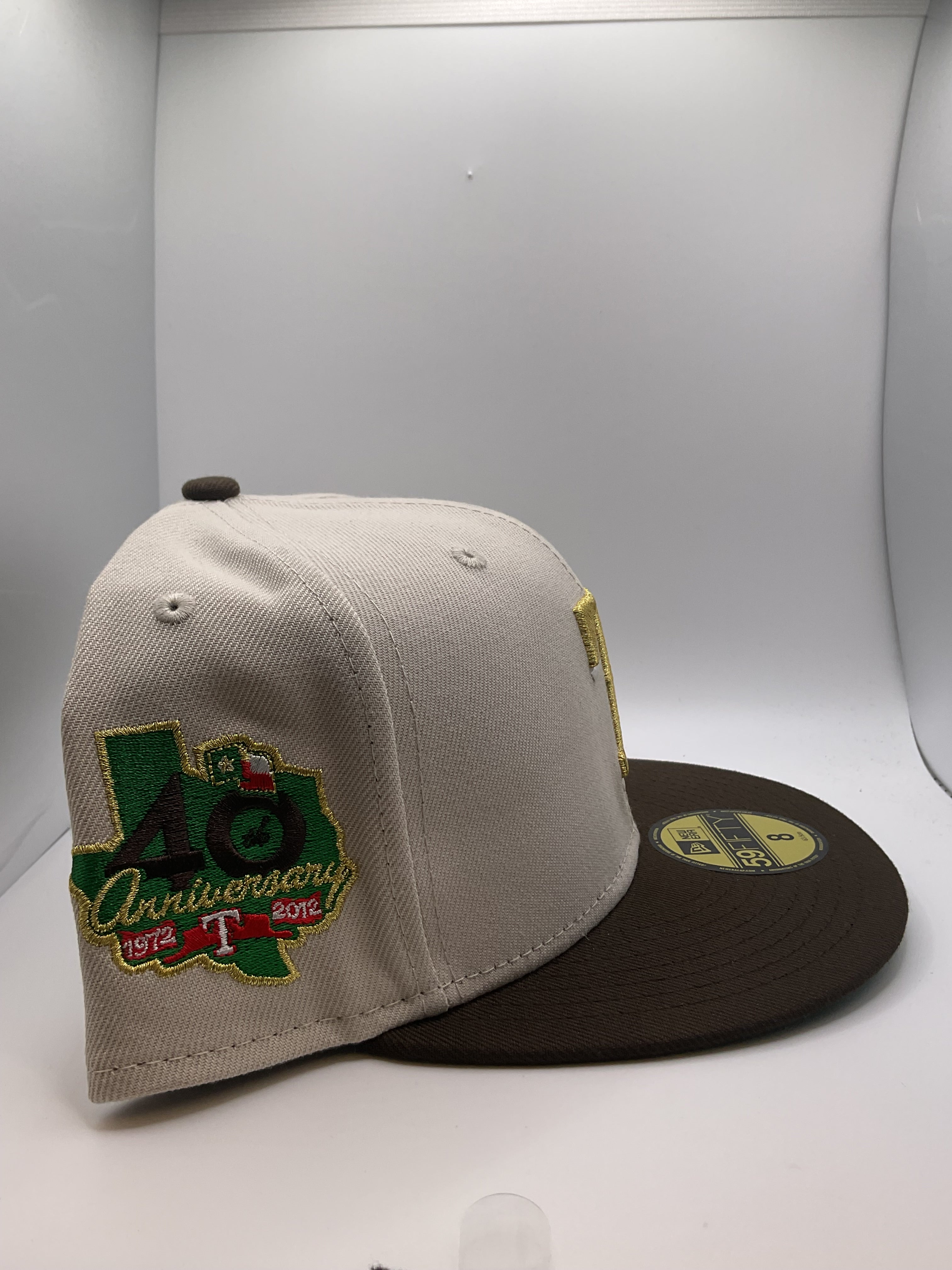 Texas Rangers New Era 59Fifty Fitted Hat - Size 8