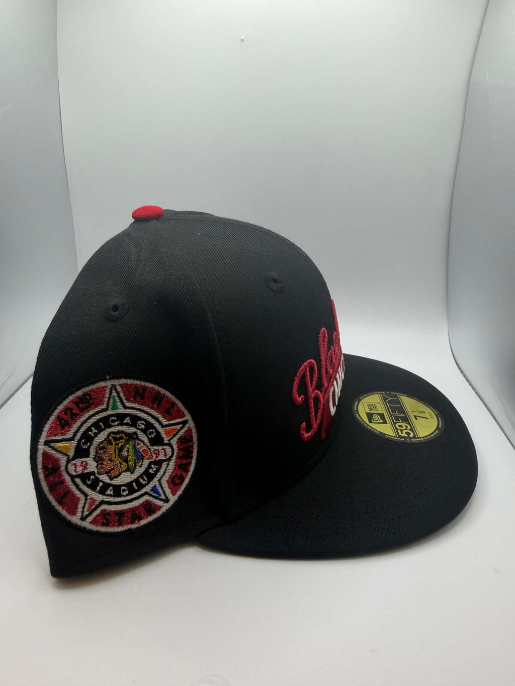 Chicago Blackhawks New Era 59Fifty Fitted Hat - Size 7 1/8