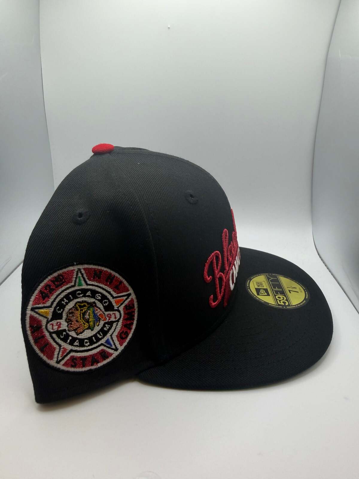 Chicago Blackhawks New Era 59Fifty Fitted Hat - Size 7 1/8