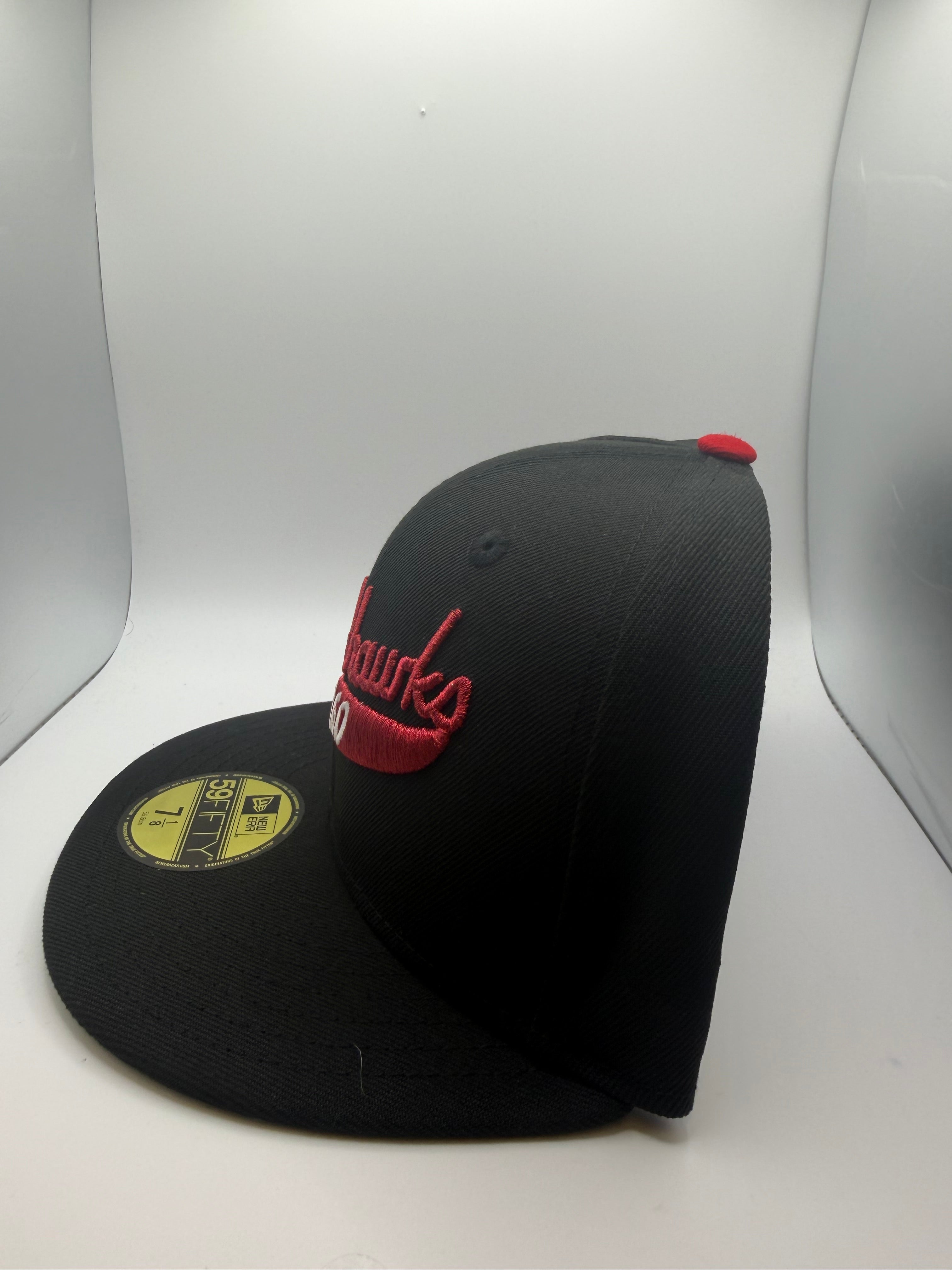 Chicago Blackhawks New Era 59Fifty Fitted Hat - Size 7 1/8