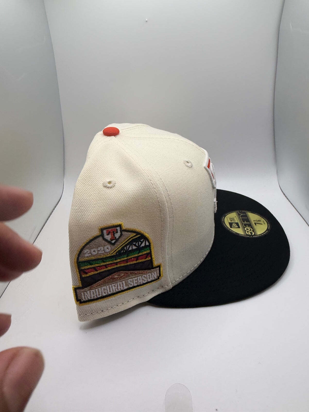 Texas Rangers "Whataburger" Prociety New Era 59Fifty Fitted Hat - Size 7 5/8