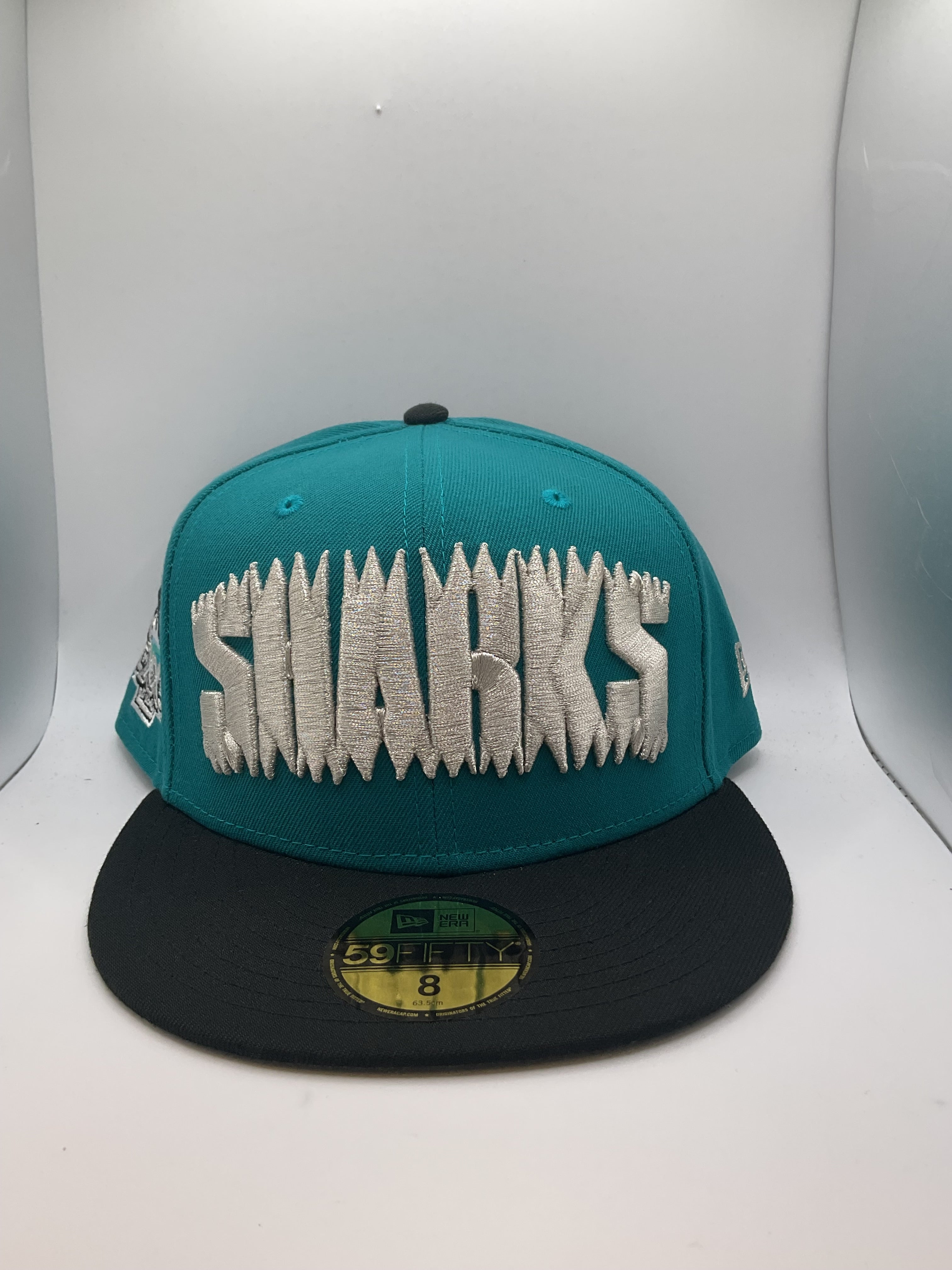 San Jose Sharks New Era 59Fifty Fitted Hat - Size 8