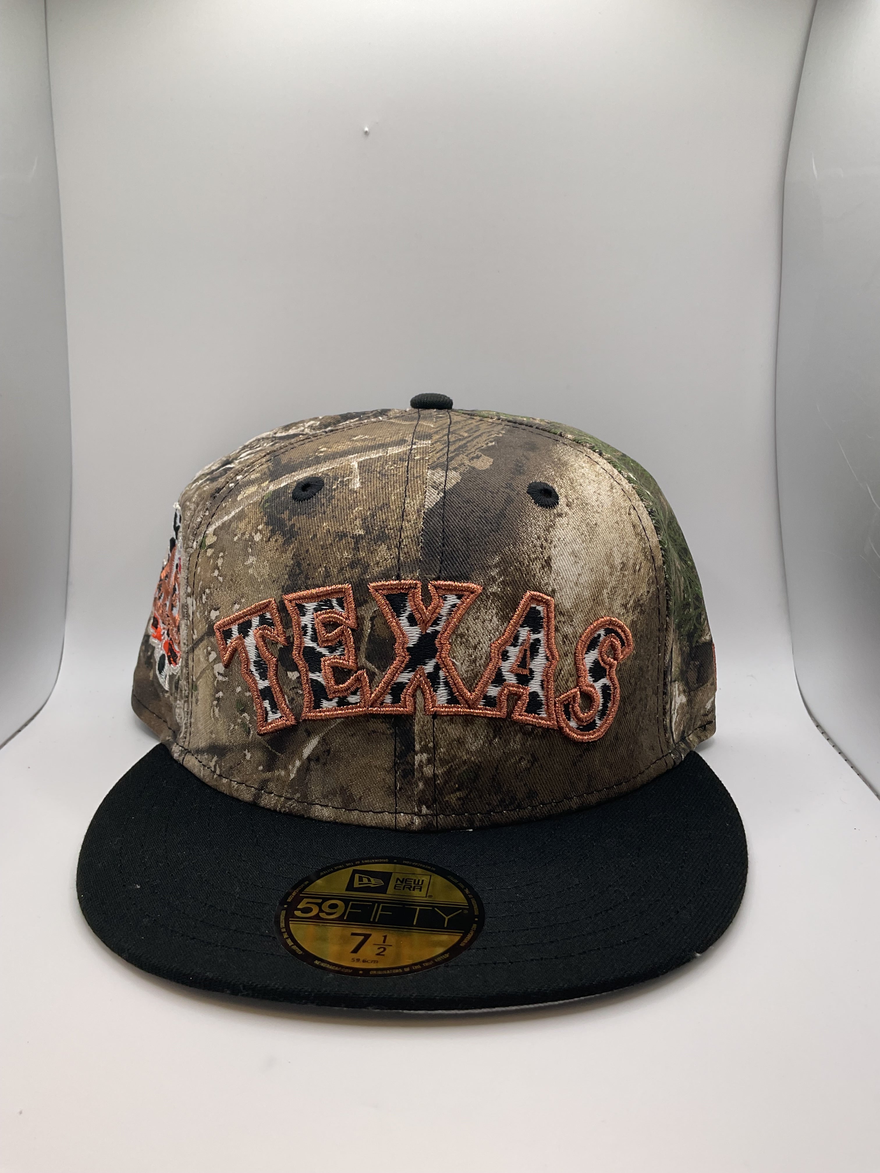 Texas Rangers "Camo Cow" New Era 59Fifty Fitted Hat - Size 7 5/8