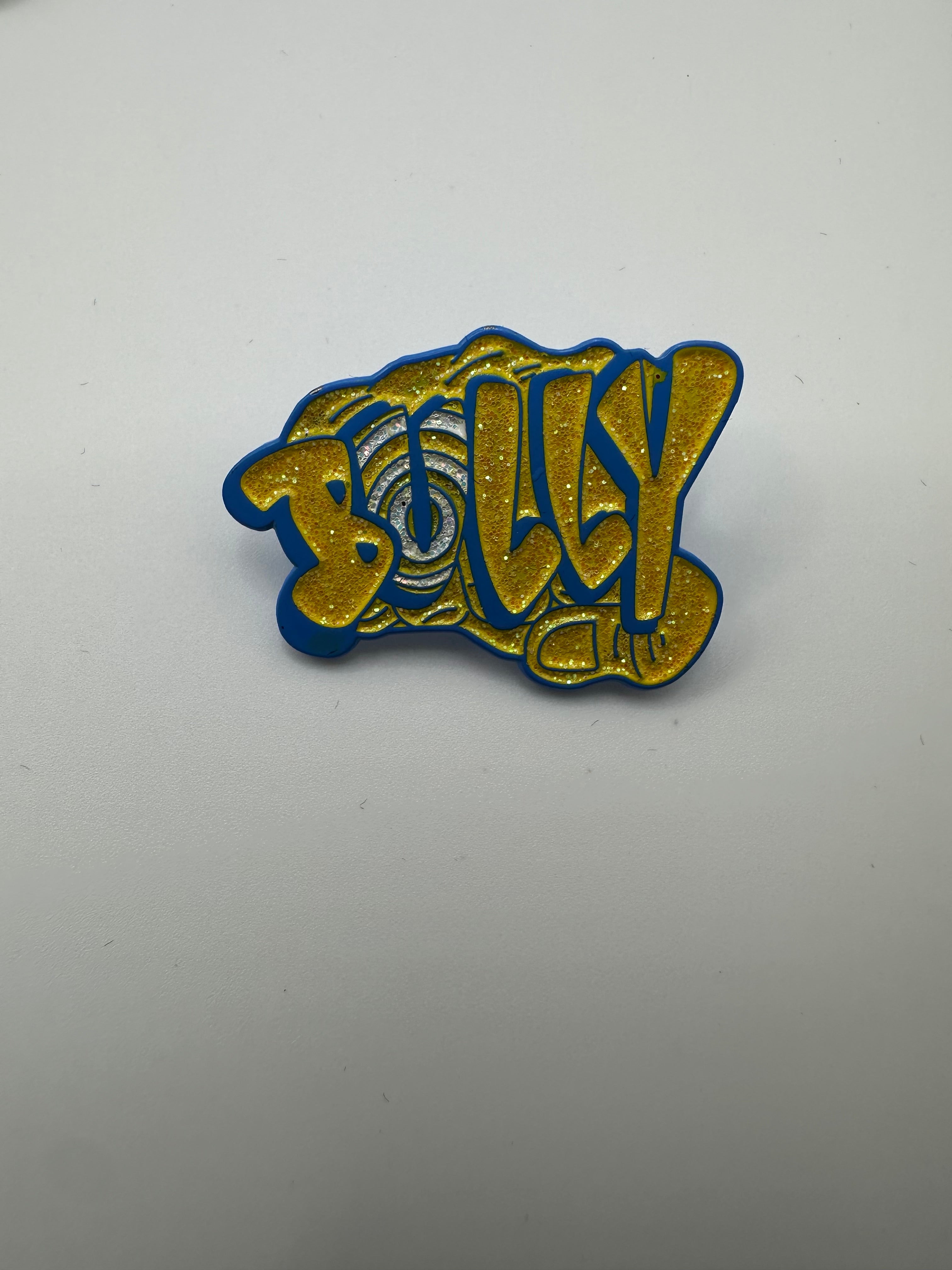 Bully Gang Blue/Yellow Hat Pin