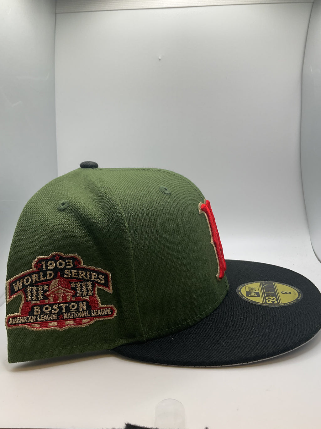 Boston Red Sox New Era 59Fifty Fitted Hat - Size 8