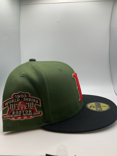 Boston Red Sox New Era 59Fifty Fitted Hat - Size 8