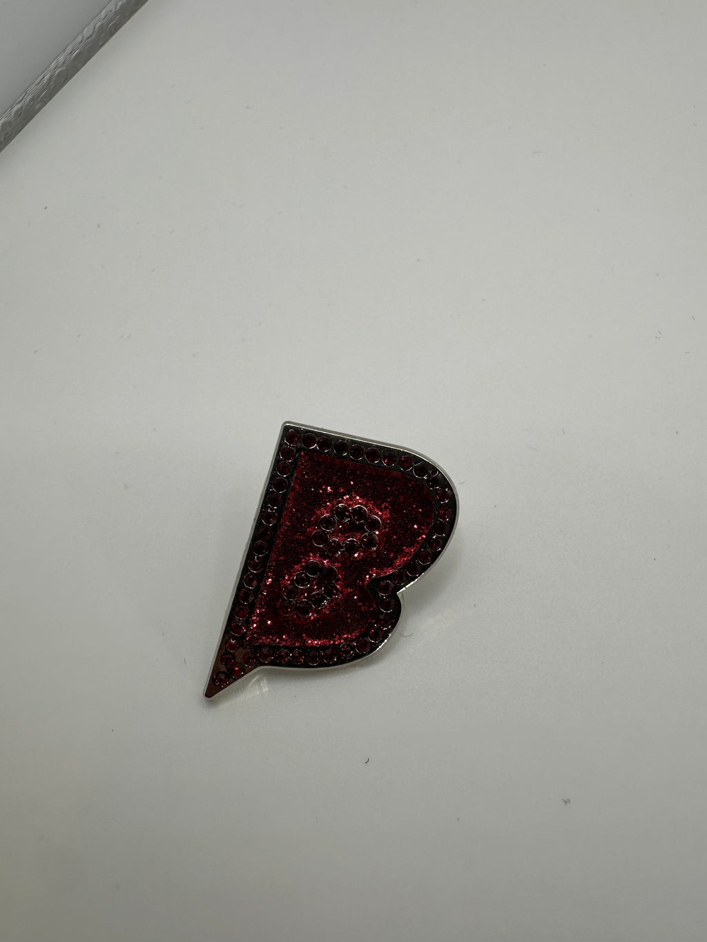 Banger Brims "B" Red Hat Pin