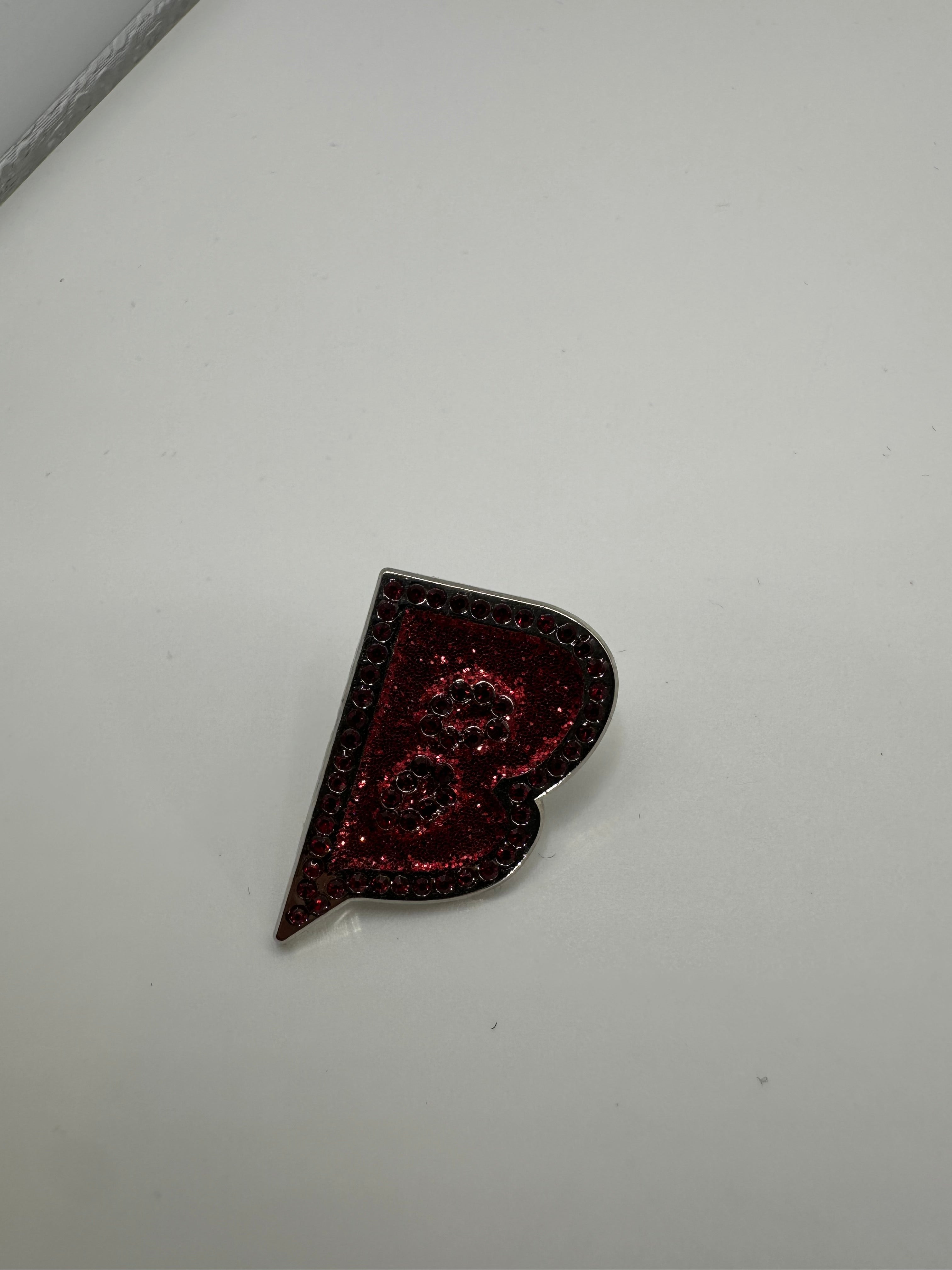Banger Brims "B" Red Hat Pin