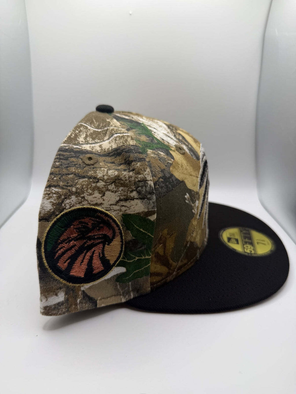 Mexico "Aztec Skull" Real Tree New Era 59Fifty Fitted Hat - Size 7 5/8