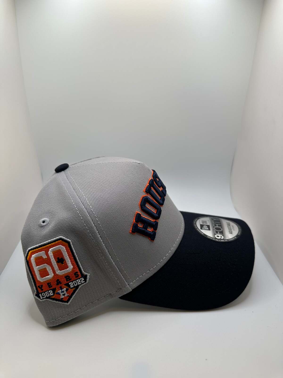 Houston Astros "60 Years Patch" New Era 9Forty A-Frame Snapback Hat