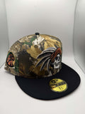 Mexico "Aztec Skull" Real Tree New Era 59Fifty Fitted Hat - Size 7 5/8