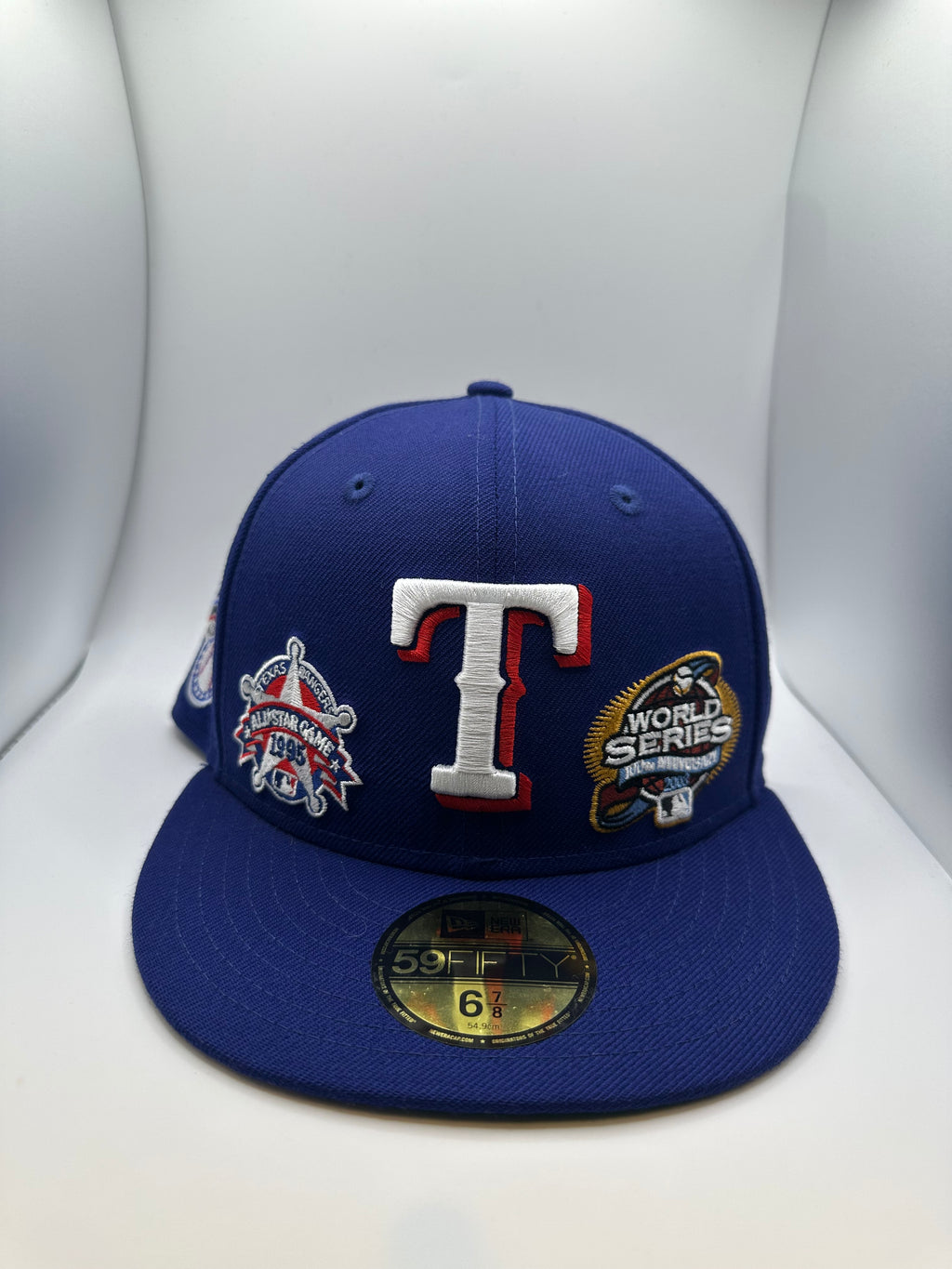 Texas Rangers New Era 59Fifty Fitted Hat - Size 6 7/8