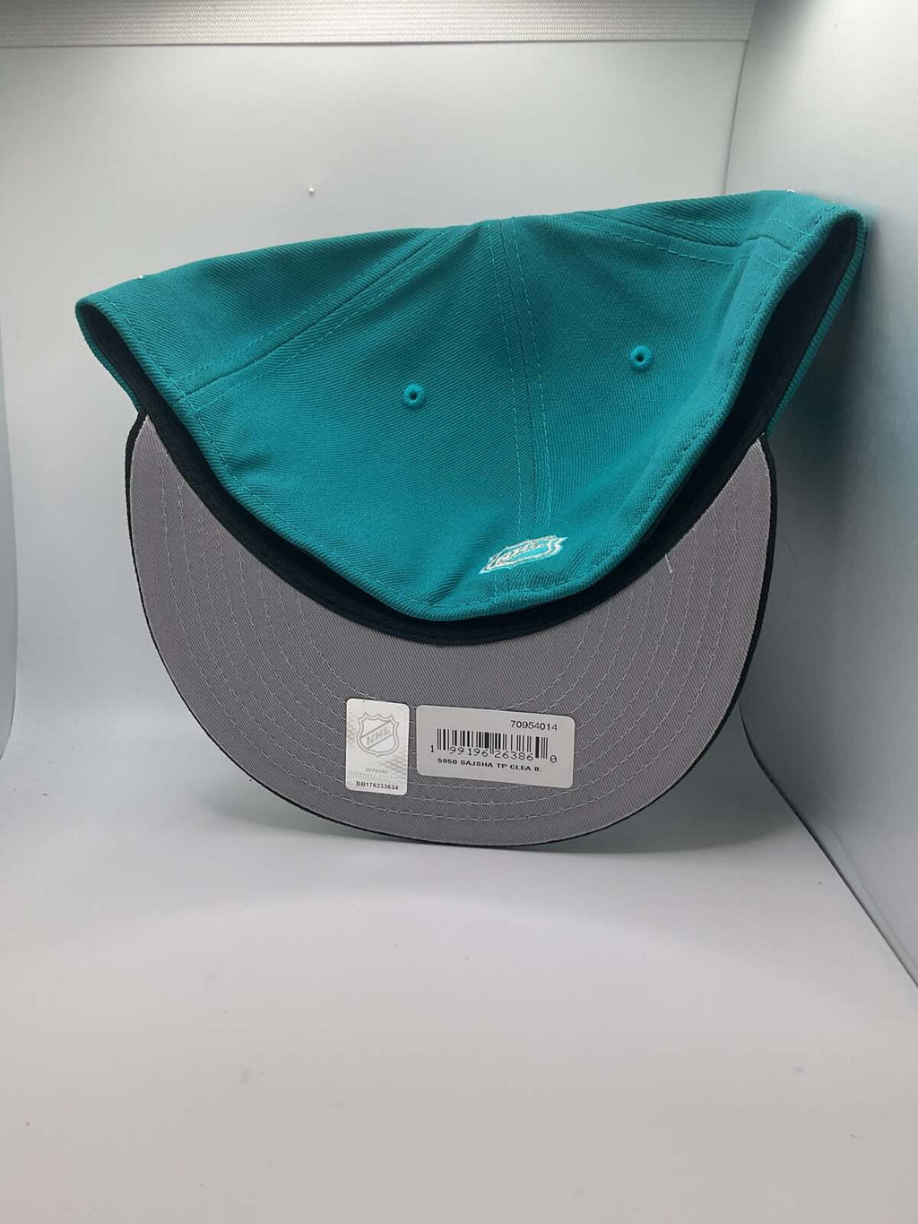 San Jose Sharks New Era 59Fifty Fitted Hat - Size 8