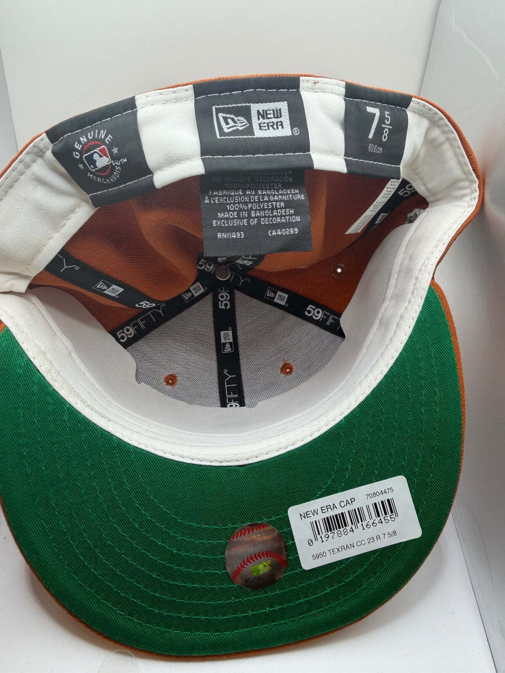 Texas Rangers "City Connect" Burnt Orange New Era 59Fifty Hat - Size 7 5/8