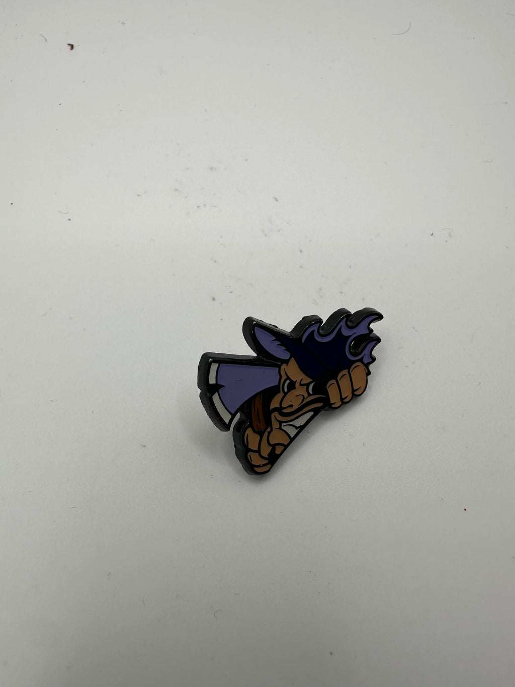 Fitted Fire "Purple Peeker" Hat Pin