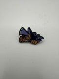 Fitted Fire "Purple Peeker" Hat Pin