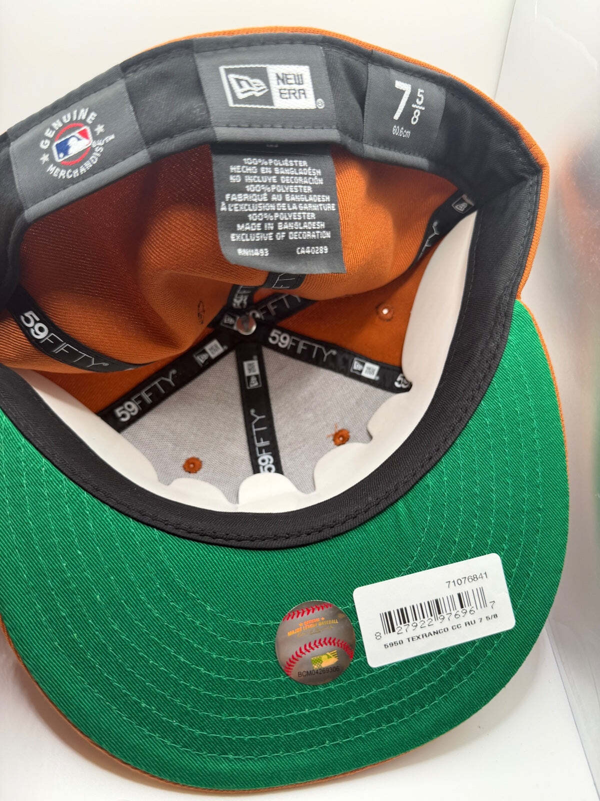 Texas Rangers "Bevo City Connect" Prociety New Era 59Fifty Hat - Size 7 5/8
