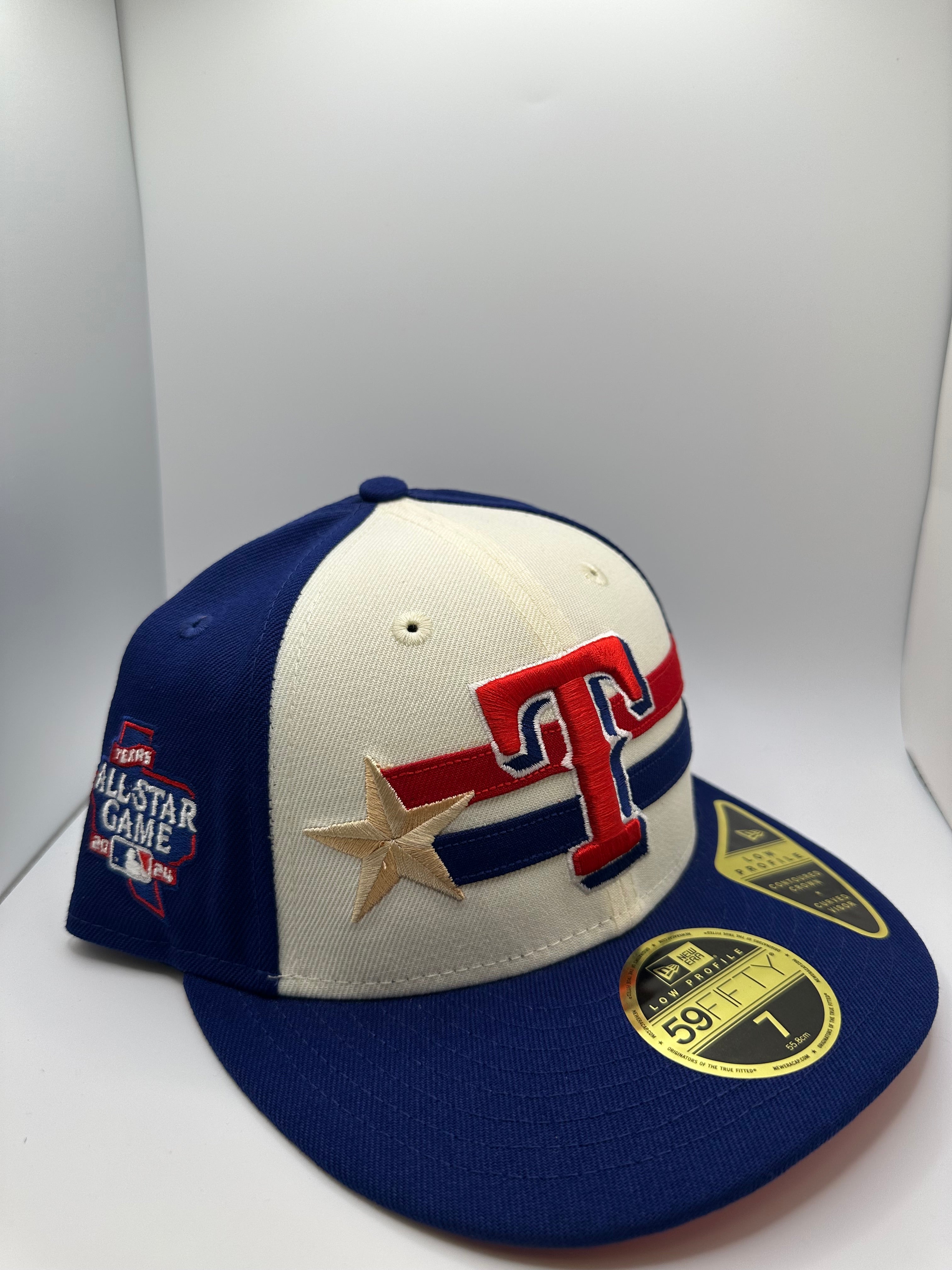 Texas Rangers "All Star Game 2024" LOW PROFILE New Era 59Fifty Fitted Hat - Size 7