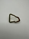 Mexico Studded Flag Hat Pin