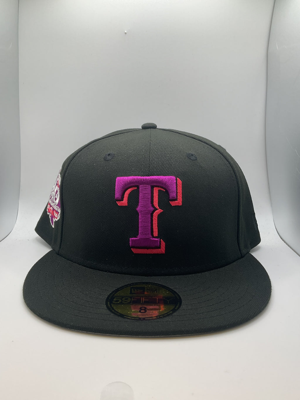Texas Rangers New Era 59Fifty Fitted Hat - Size 8