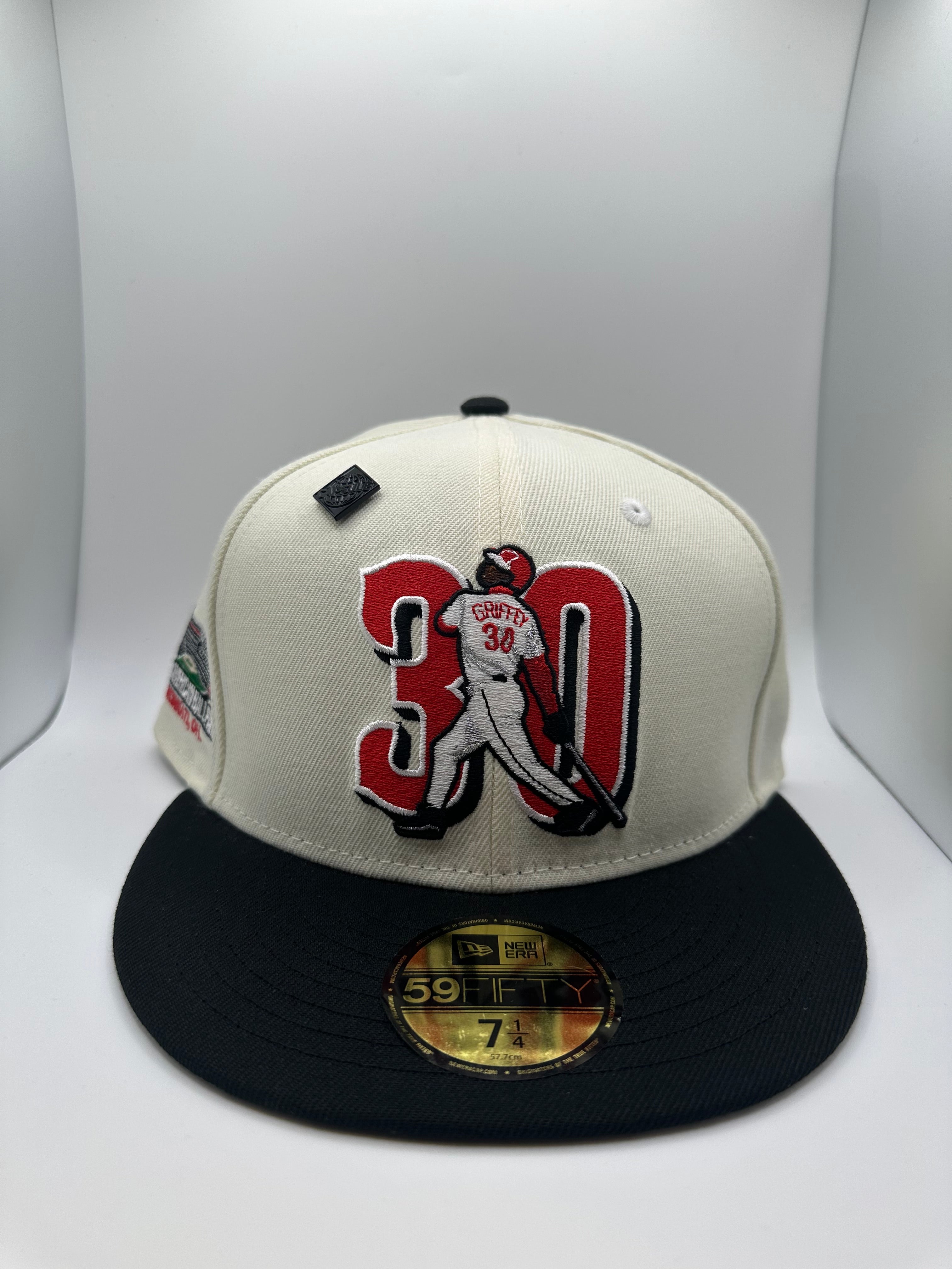 Cincinnati Reds "Ken Griffey #30" New Era 59Fifty Fitted Hat - Size 7 1/4