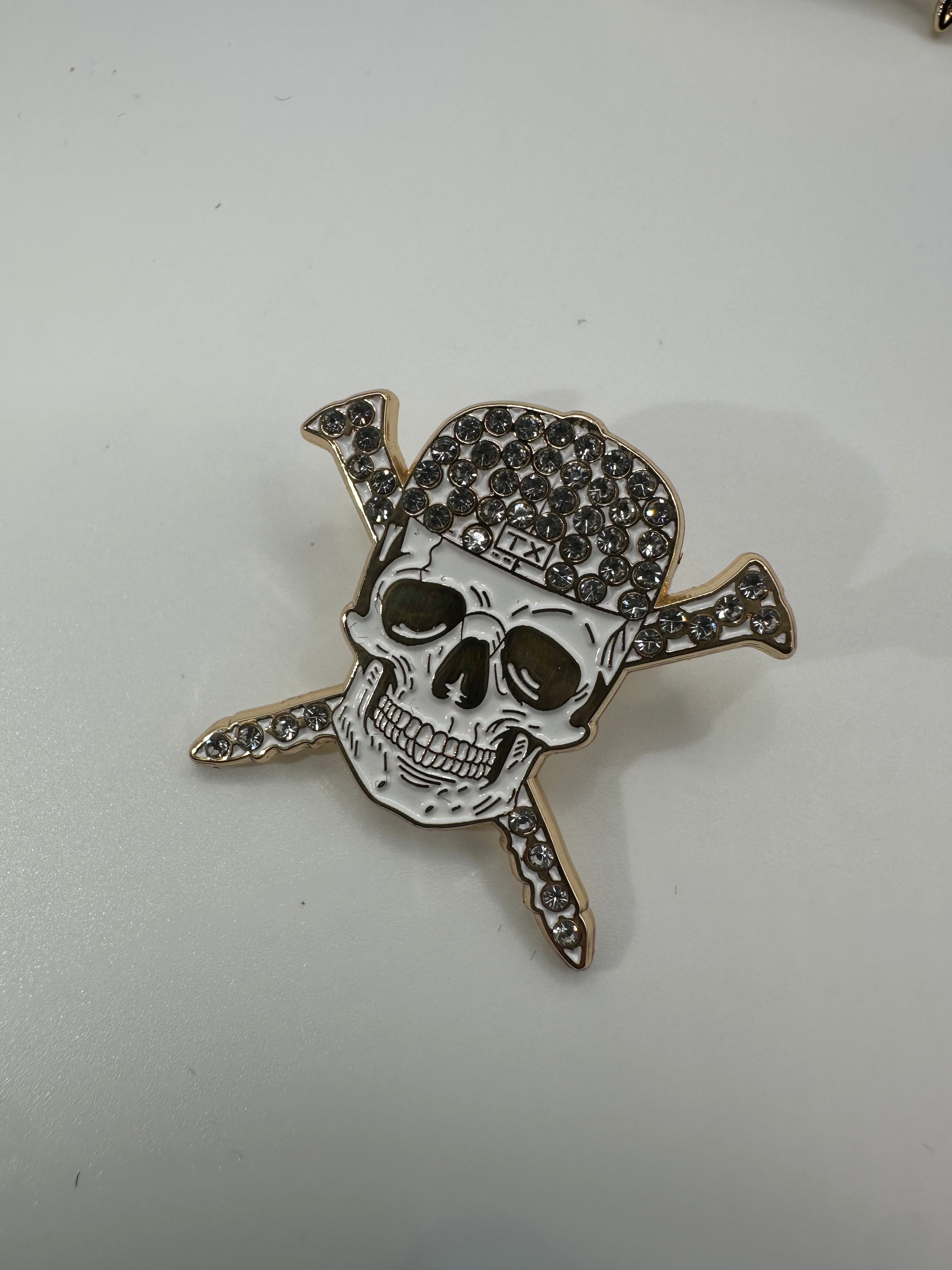 TX Fitteds "Skull" Hat Pin