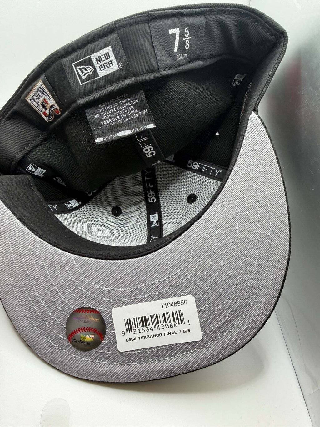 Texas Rangers "Terry Bats" Prociety New Era 59Fifty Hat - Size 7 5/8