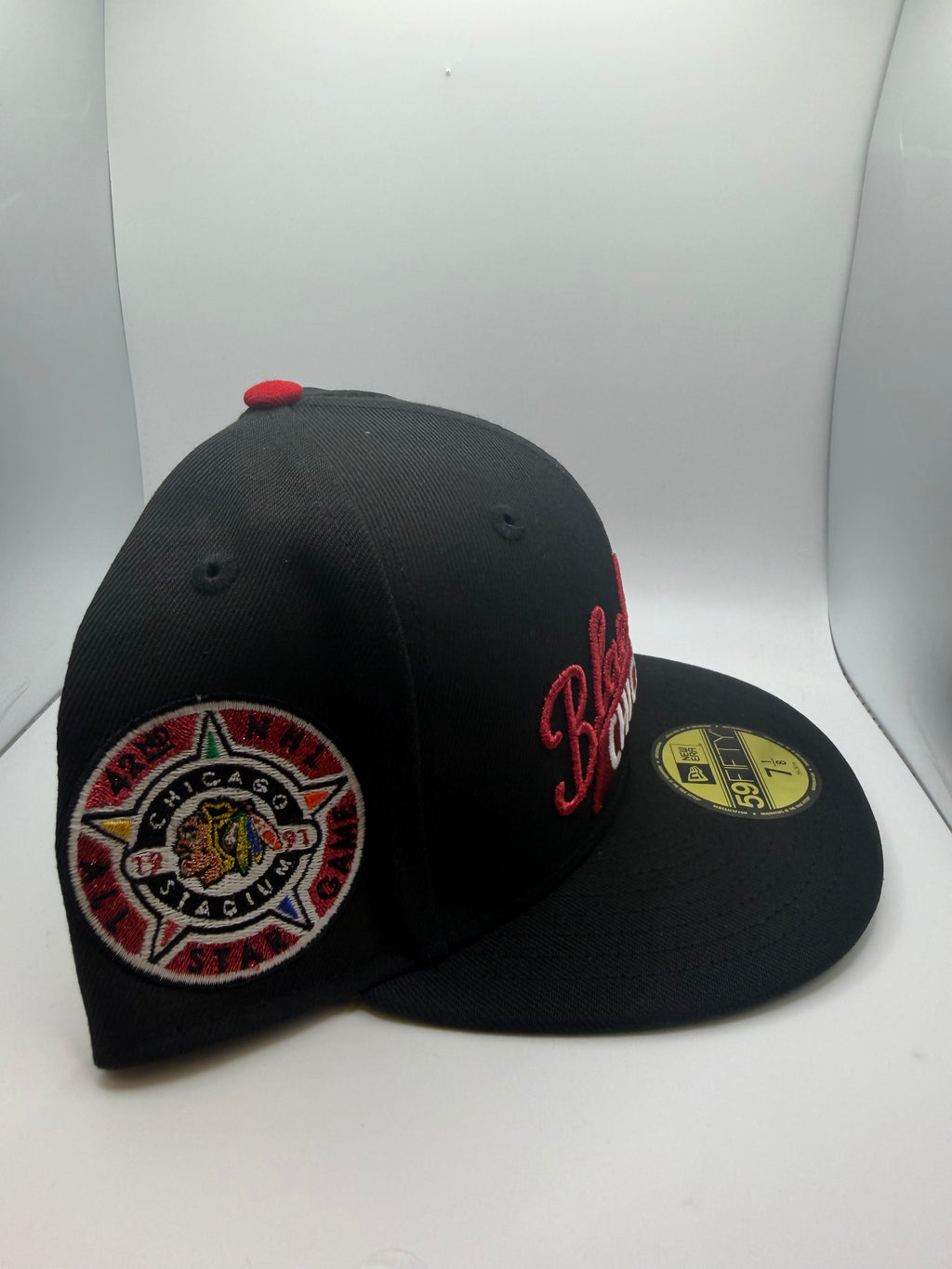 Chicago Blackhawks New Era 59Fifty Fitted Hat - Size 7 1/8