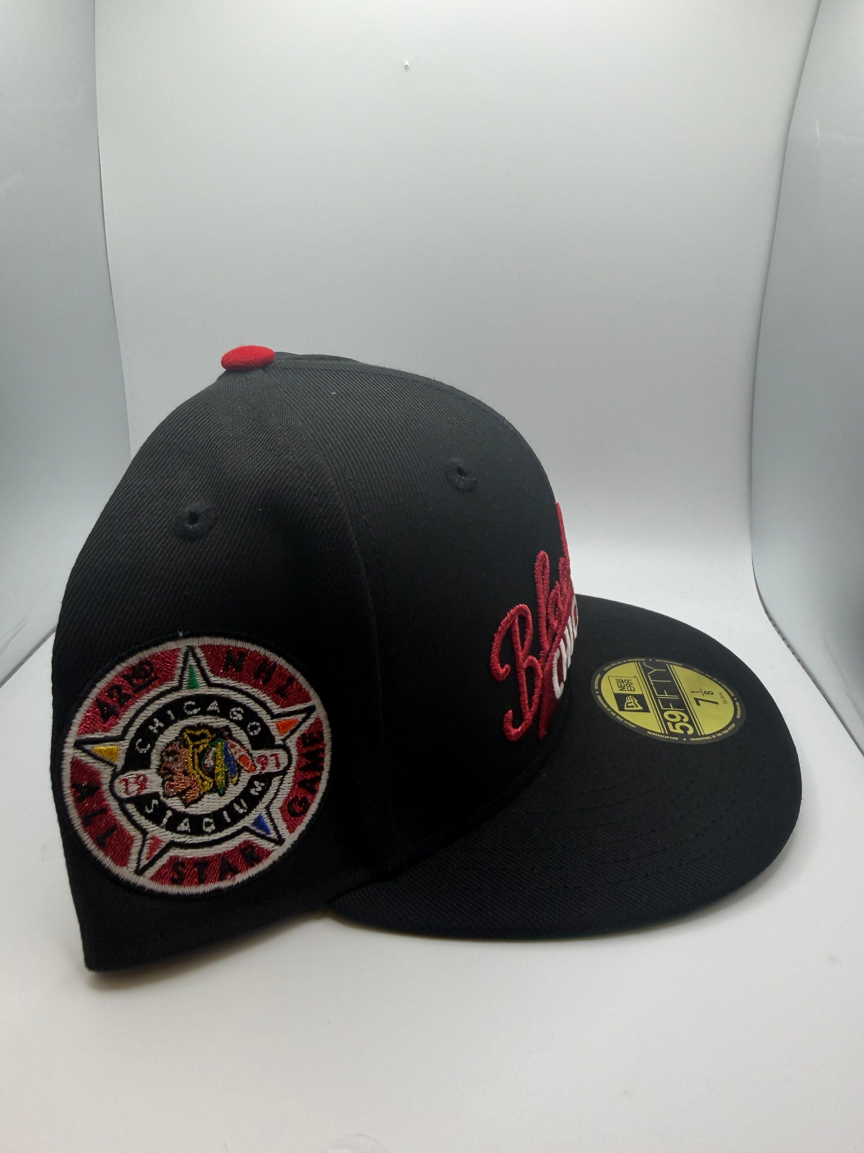 Chicago Blackhawks New Era 59Fifty Fitted Hat - Size 7 1/8
