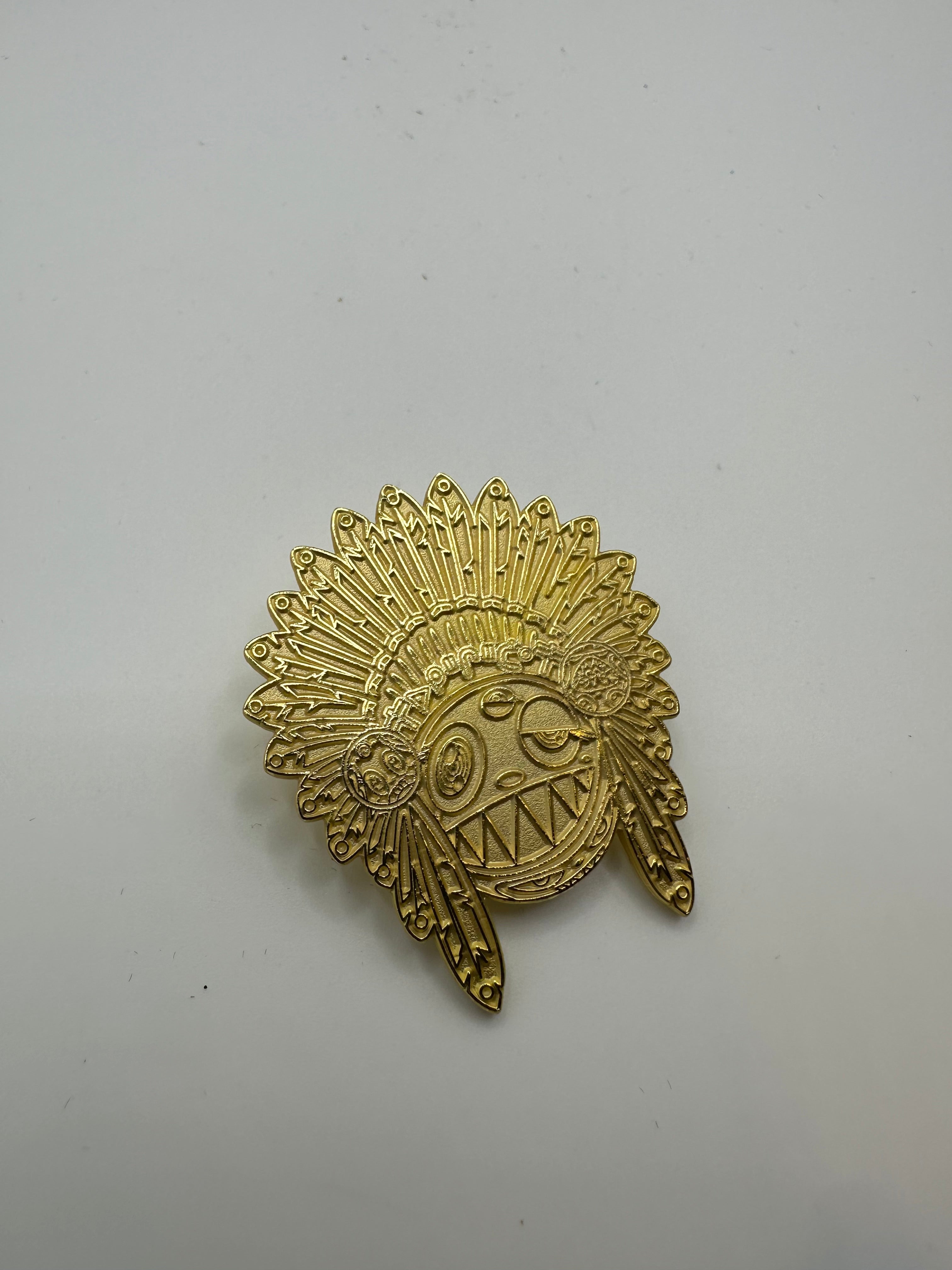 UpNorth Fitteds "FNF" Gold Hat Pin