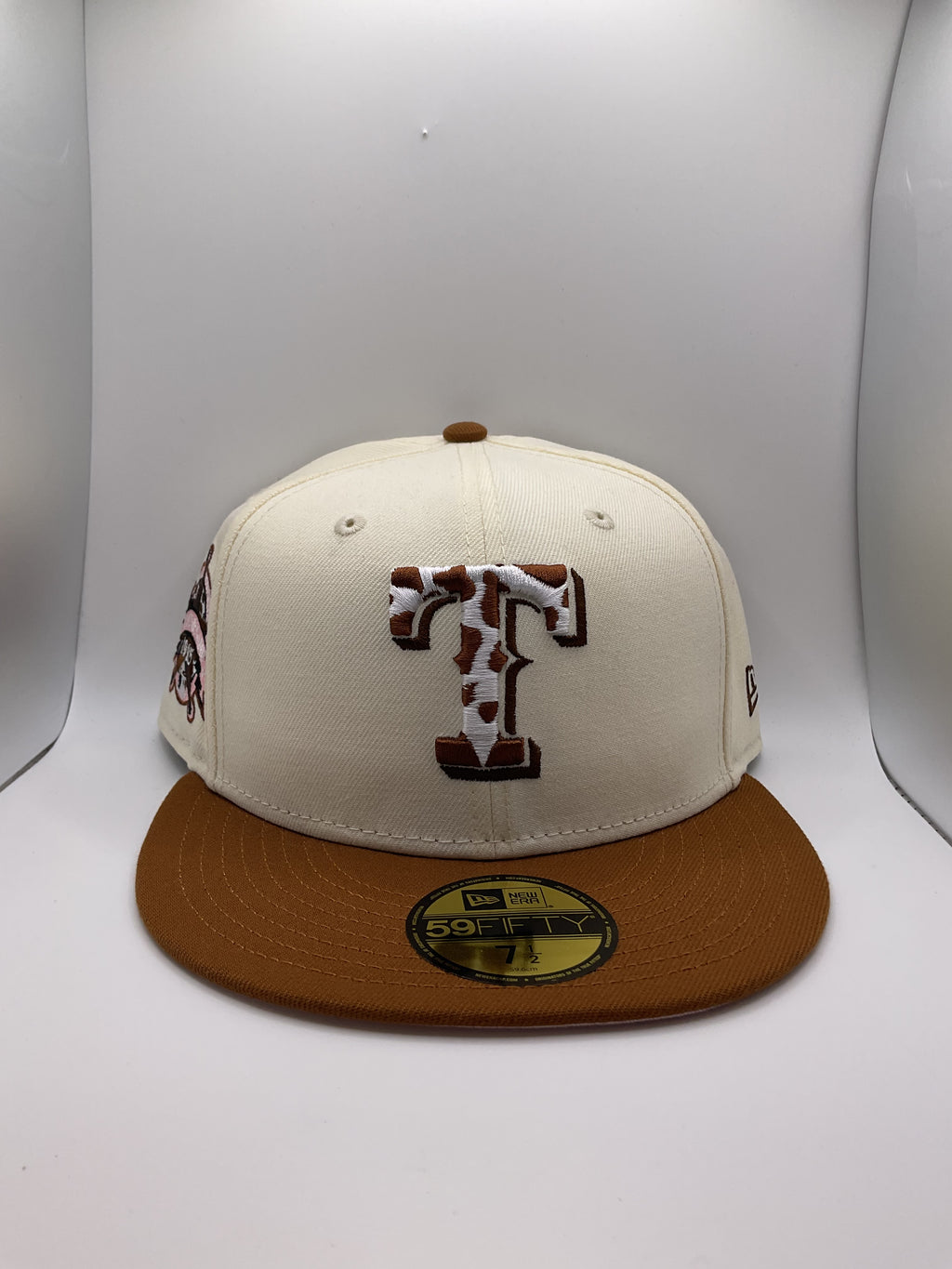 Texas Rangers Cow New Era 59Fifty Fitted Hat - Size 7 1/2
