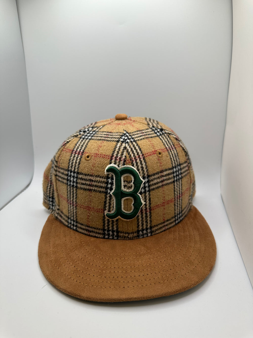 Boston Red Sox "Burberry" Plaid New Era 59Fifty Fitted Hat