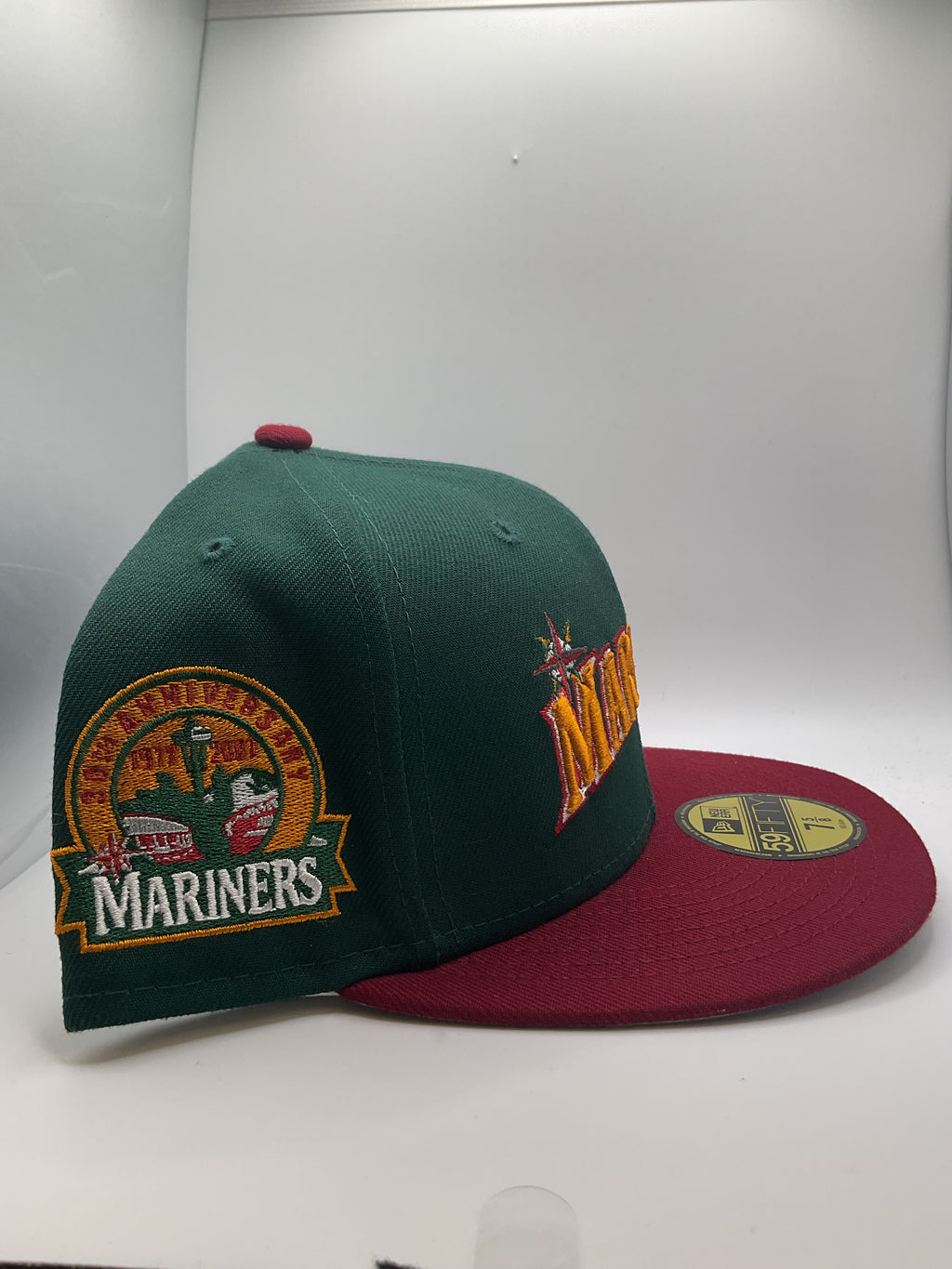 Seattle Mariners New Era 59Fifty Fitted Hat - Size 7 5/8