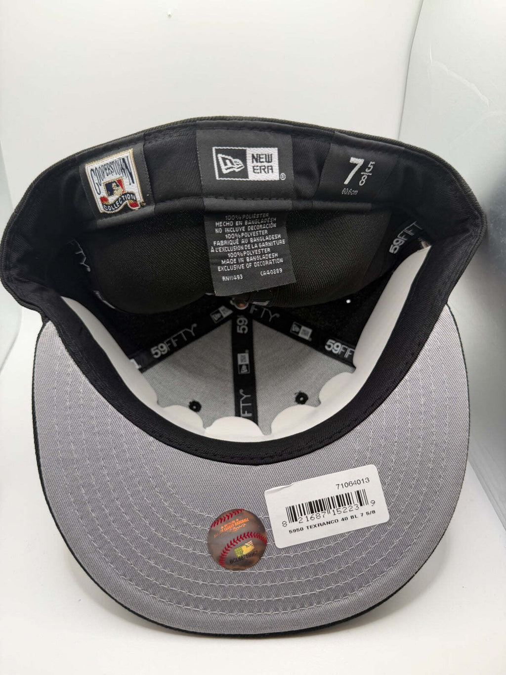 Texas Rangers "Bevo 2.0" Upside Down T Prociety New Era 59Fifty Hat - Size 7 5/8