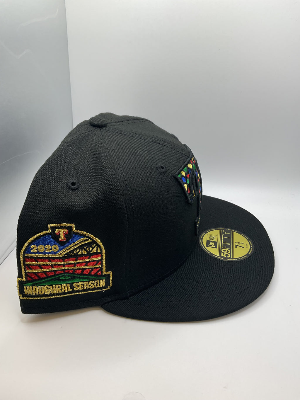 Texas Rangers "Stained Glass" New Era 59Fifty Fitted Hat - Size 7 5/8