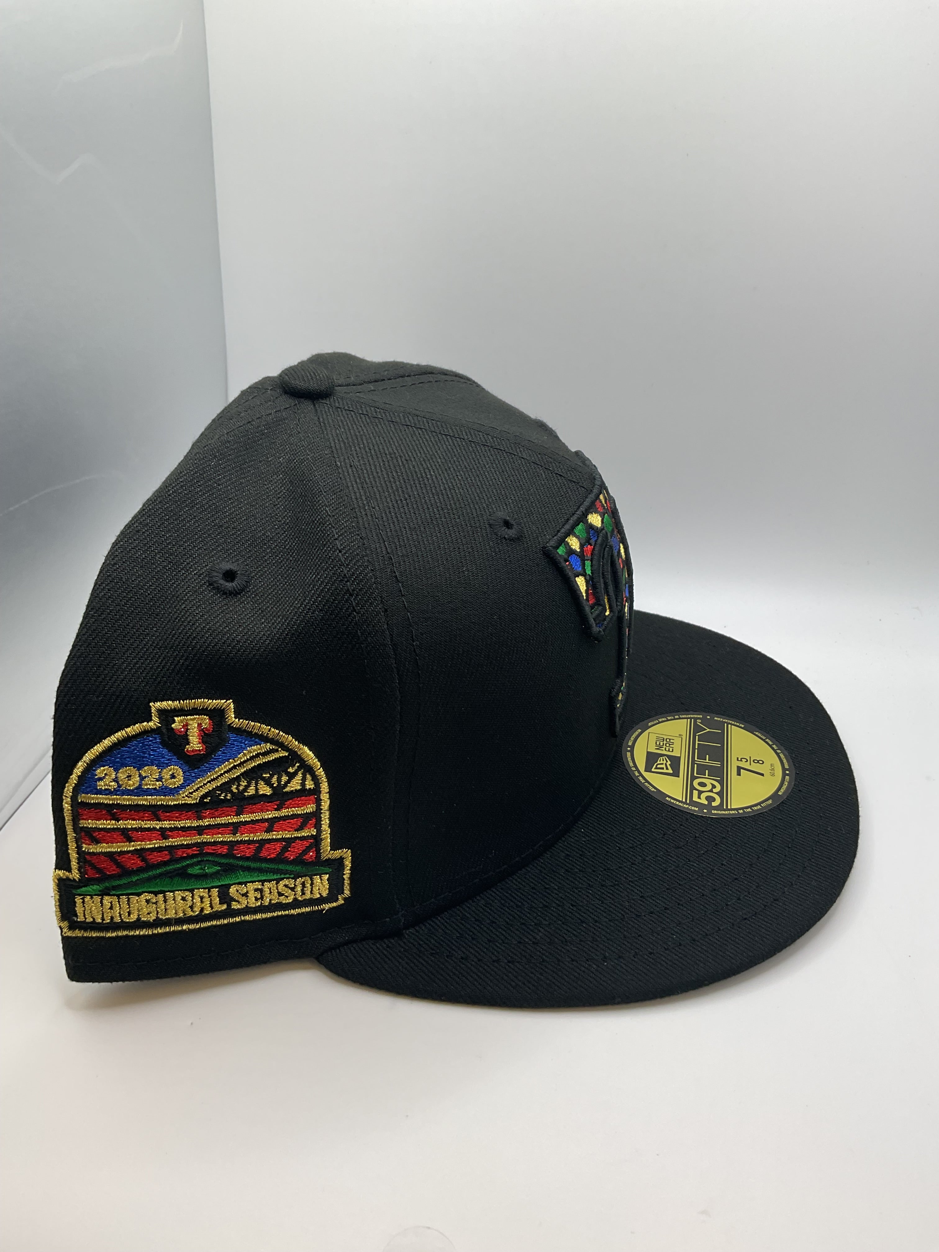 Texas Rangers "Stained Glass" New Era 59Fifty Fitted Hat - Size 7 5/8
