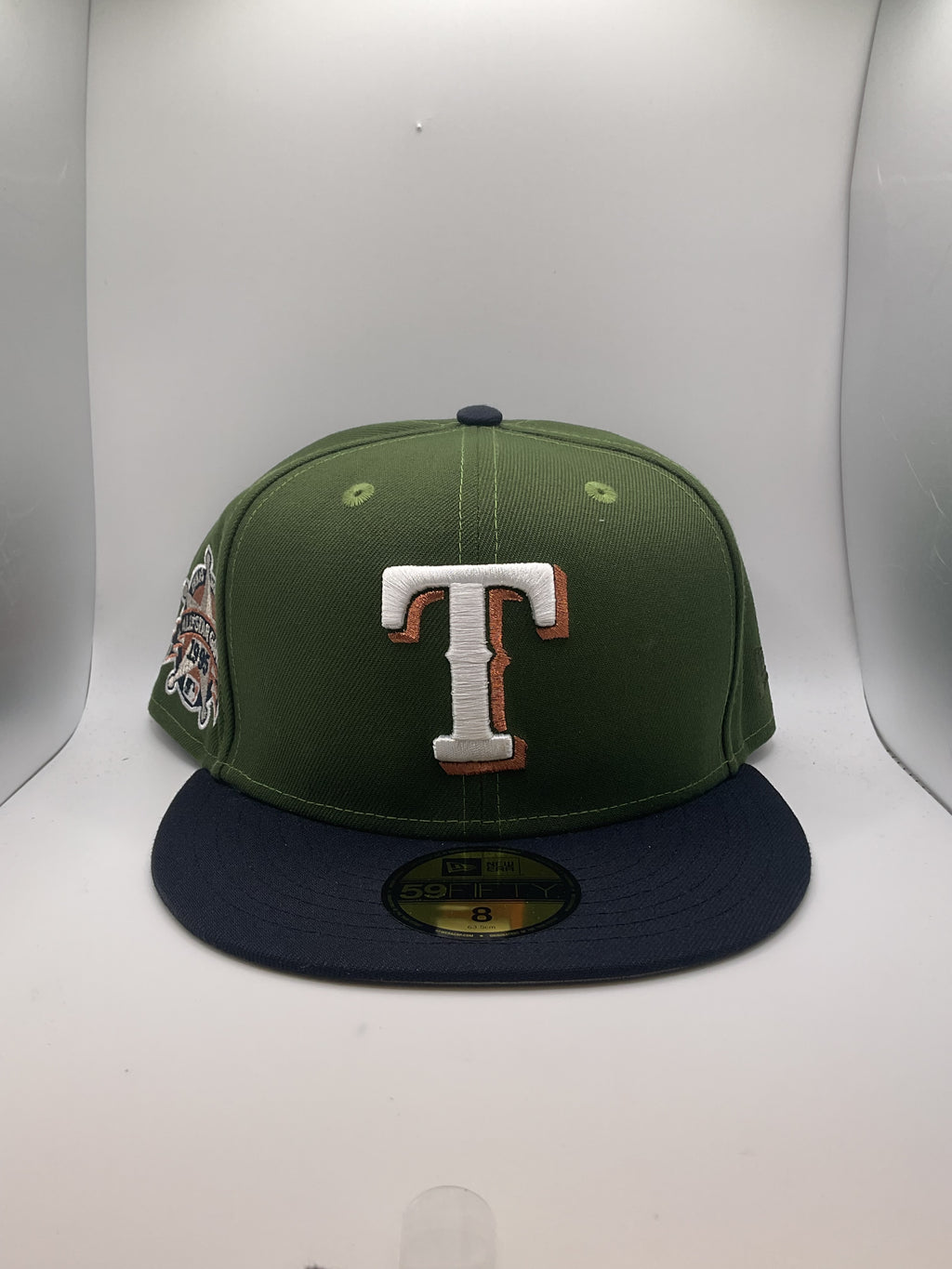 Texas Rangers New Era 59Fifty Fitted Hat - Size 8